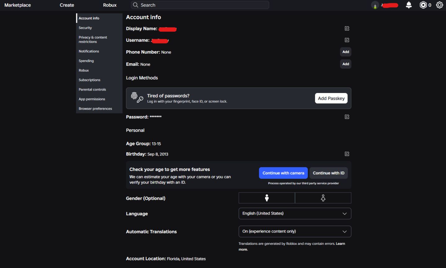 CONTA ROBLOX ANTIGA 2014 COM BLACK PANTHER + 47 OFFSALES 1K DE RAP [UNVERIFIED]