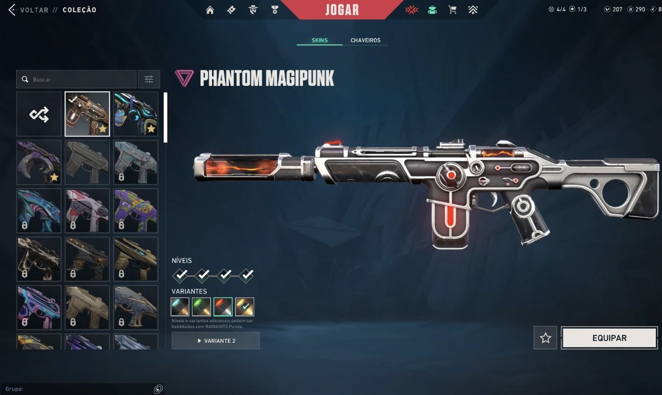 CONTA FULL PREMIUM |+19k VP EM SKINS (ARAXYS, IMPERIUM, NOCTURNUM, ZERØFANG).