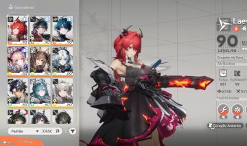 Conta do Arknights Endfield com Bastante T5
