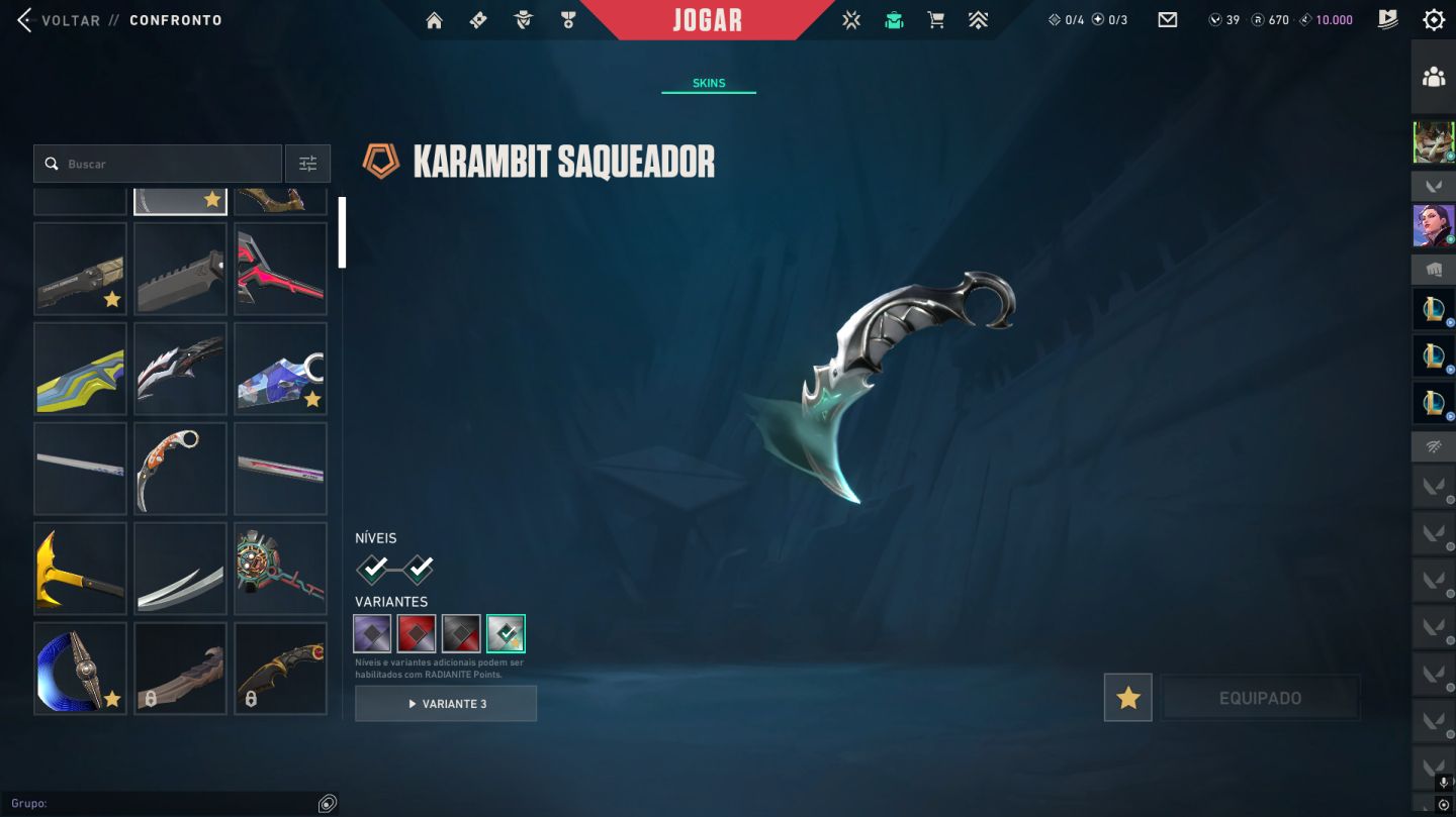 Conta Valorant (peak asc2) com skins
