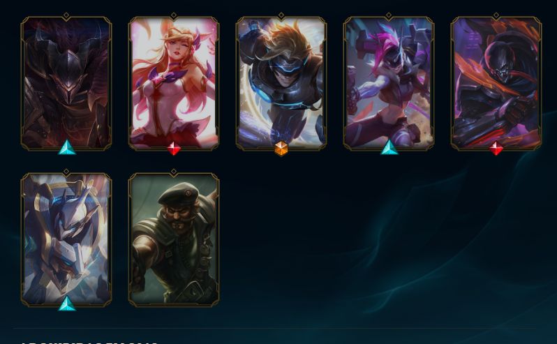 Conta League of Legends | All Champs | 262 Skins | MMR Alto | Prestígios 2022