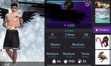 CONTA AVAKIN LIFE MASC - NIVEL INTERMEDIÁRIO ALTO / COM OLHO ZUMBI
