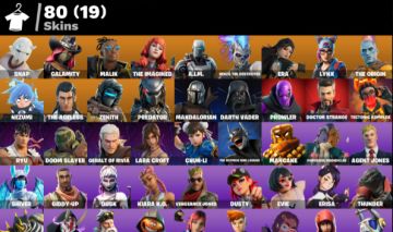 CONTA FORTNITE 80 SKINS LYNX CHUN-LI