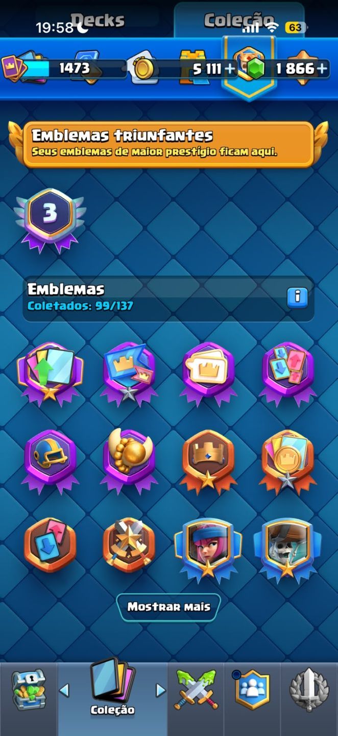 (PROMOÇAO) CONTA CLASH ROYALE - ARENA 23 | FULL ACESSO Conta com 3 anos