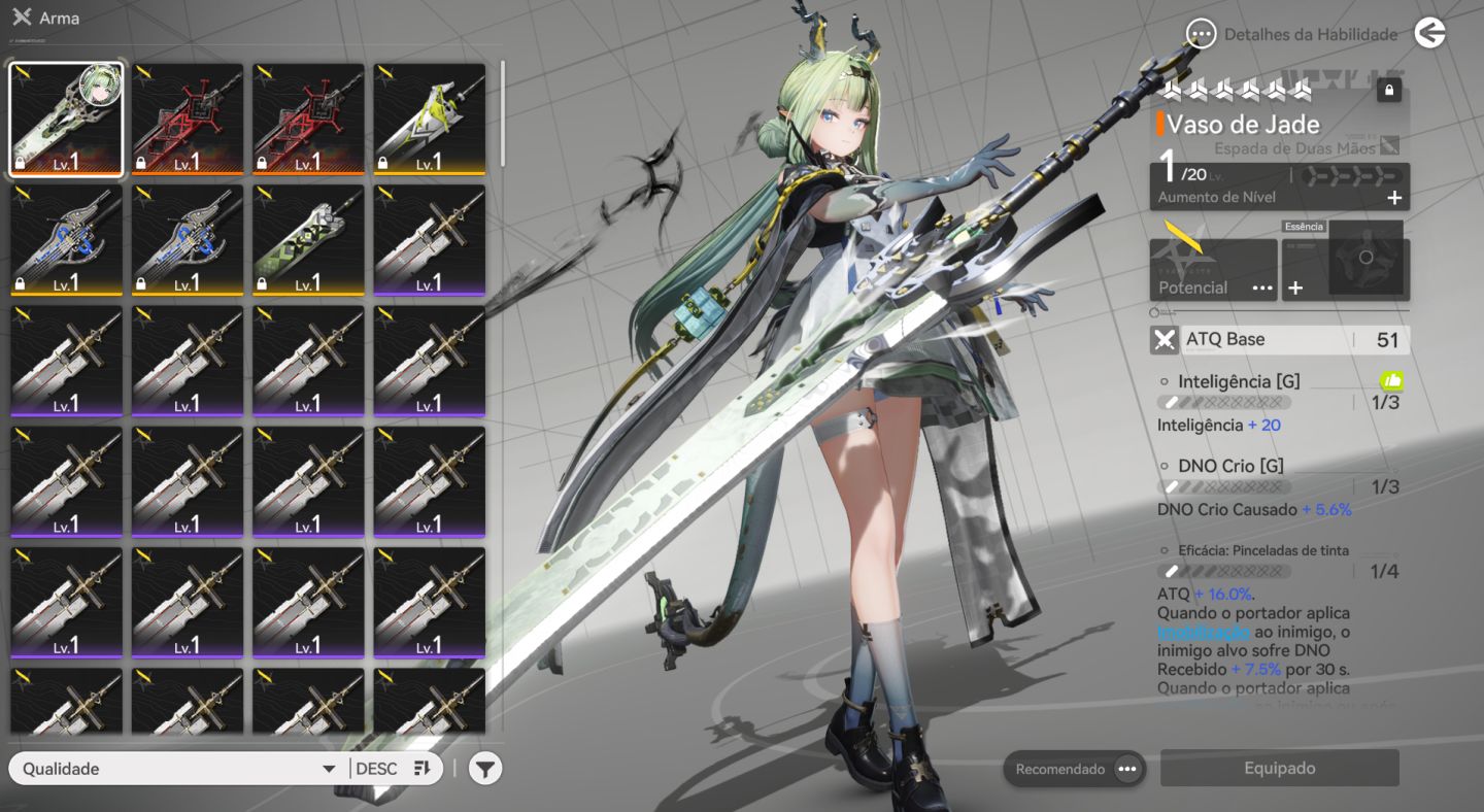[Conta] Arknights: Endfield - Si + Arma Assinatura + 105.000 Ourubis