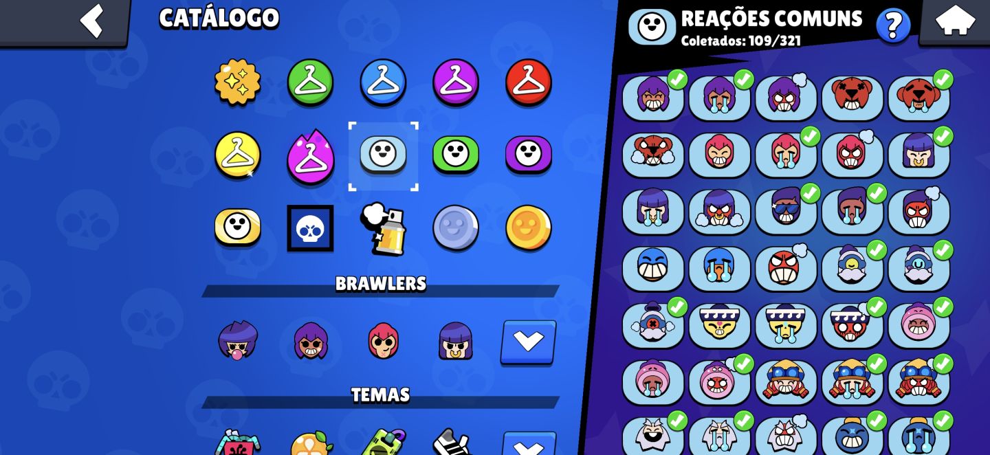 Conta 104 Brawlers + 345 Skins + 44Mil Troféus + Recursos