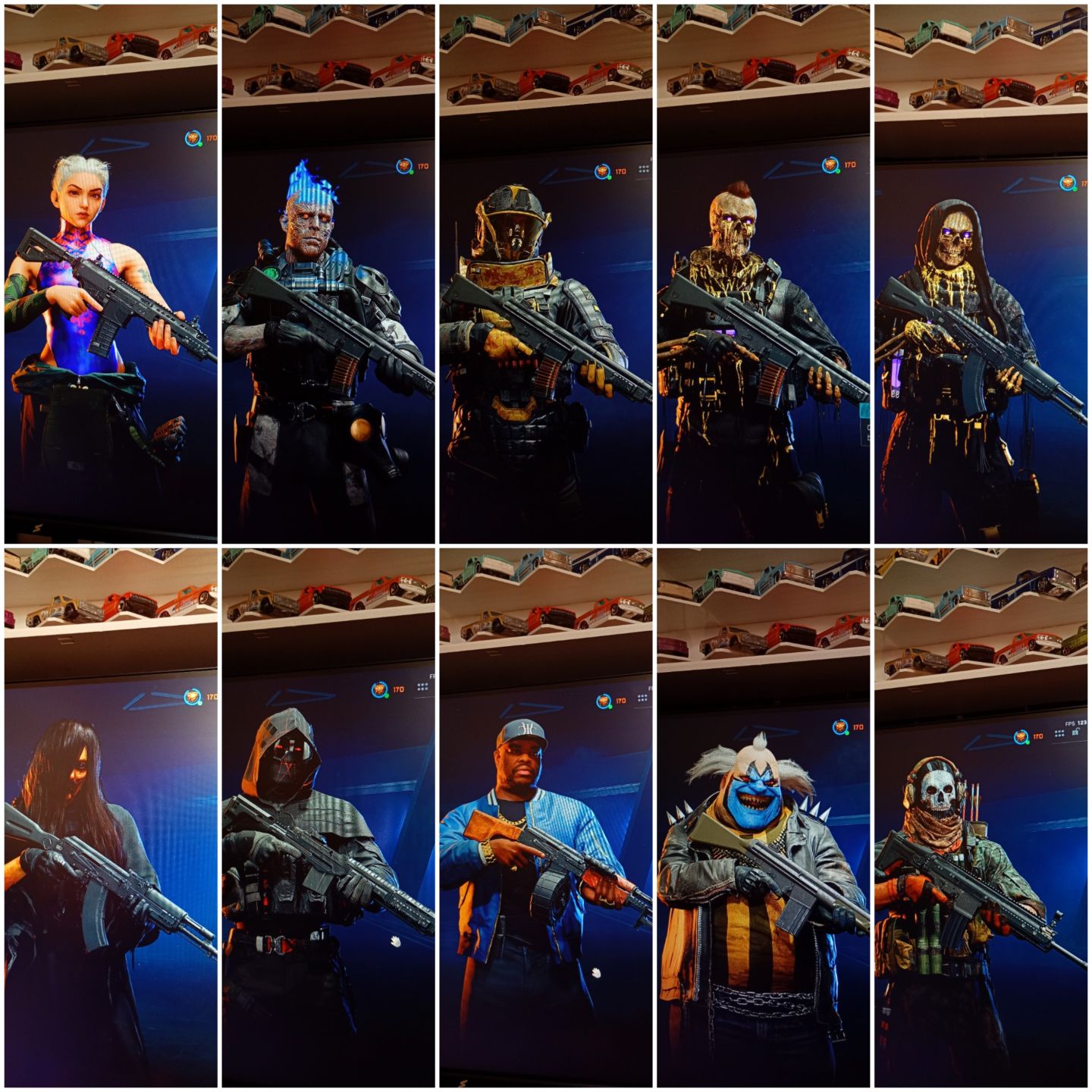 Conta de warzone com skin que são procuradas, Palhaço sinistro,Snoop Dogg, Izzy