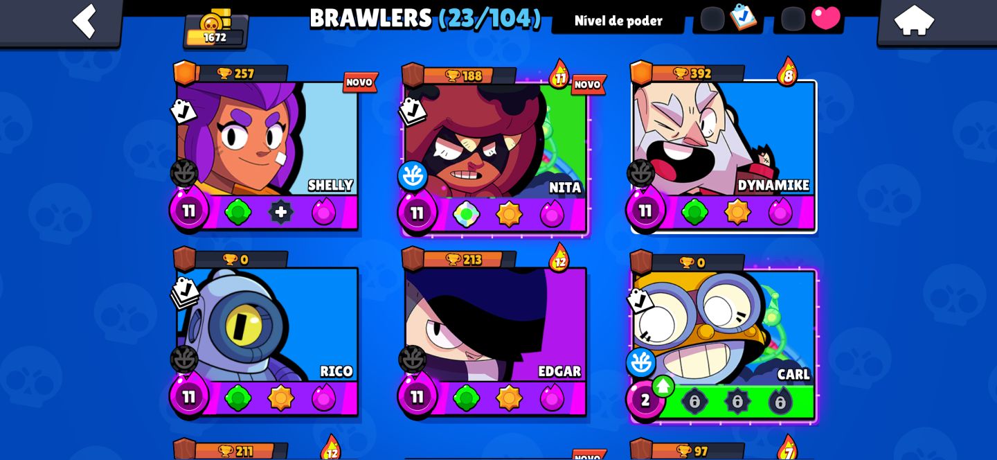 CONTA BÁSICA BRAWL, negócio preço