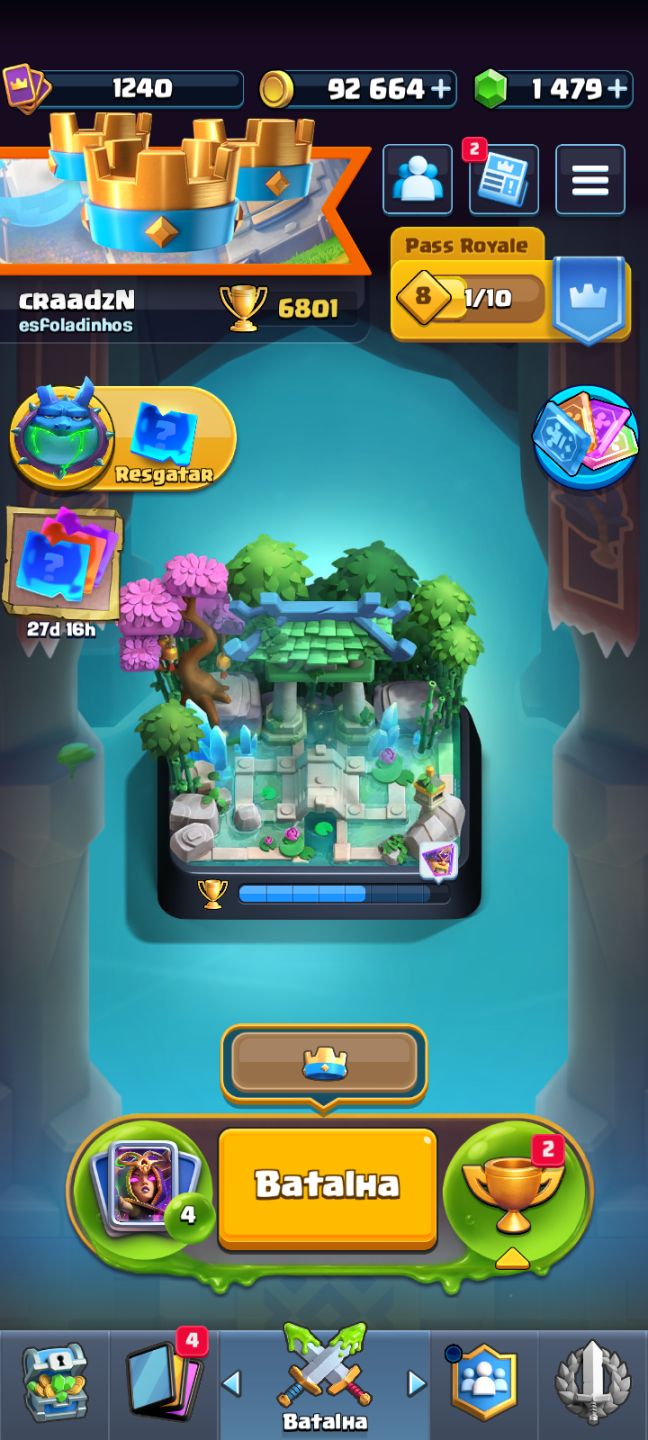 [MENOR PREÇO] Conta Clash Royale 6801 Trofeus + Descriçao