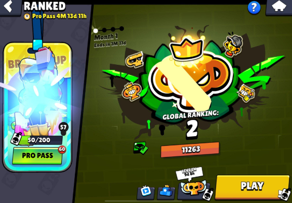 BRAWL STARS UPO CONTAS MESTRES 1 2 3+ NA RANKED E TROFÉUS - ELOJOB RANQUEADA BR