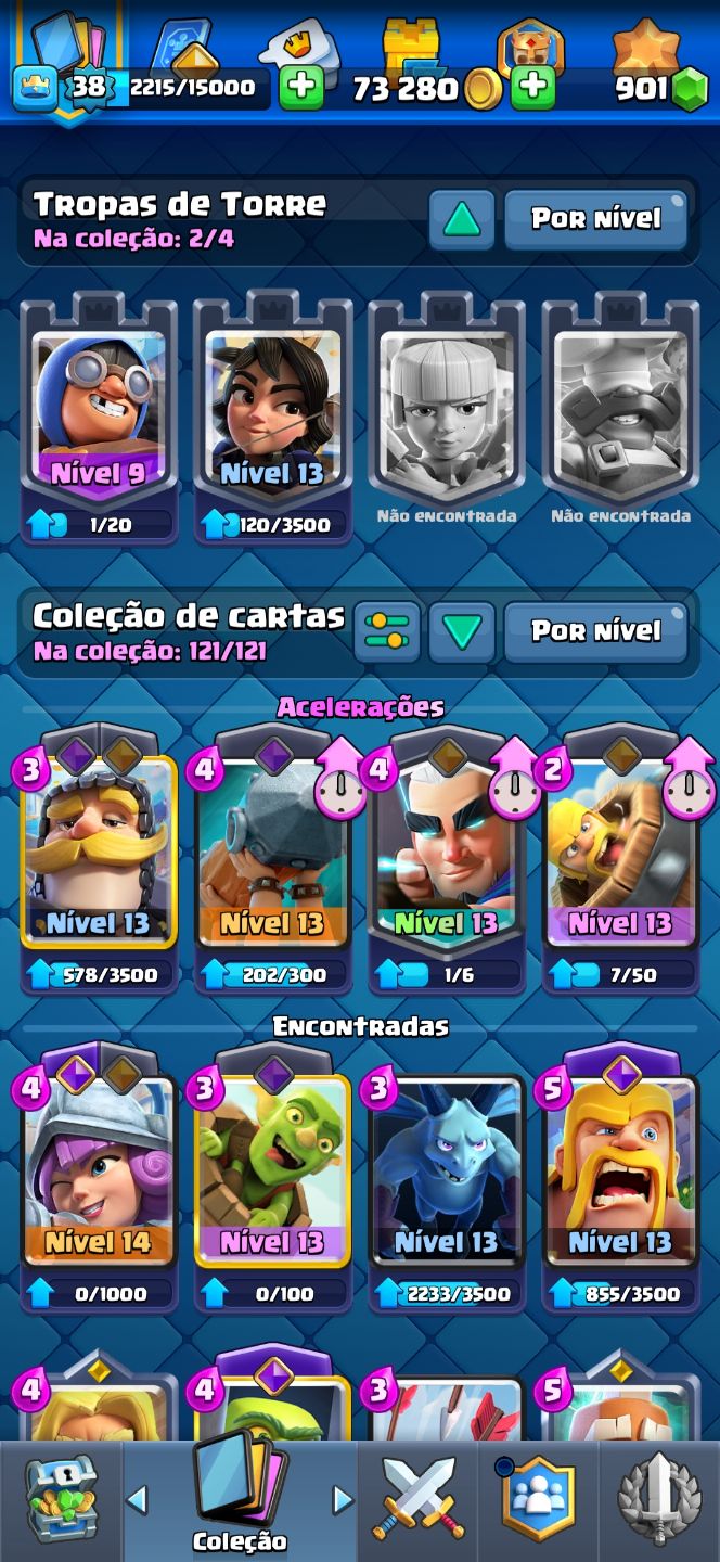 CONTA CLASH ROYALE MID GAME 7300K E