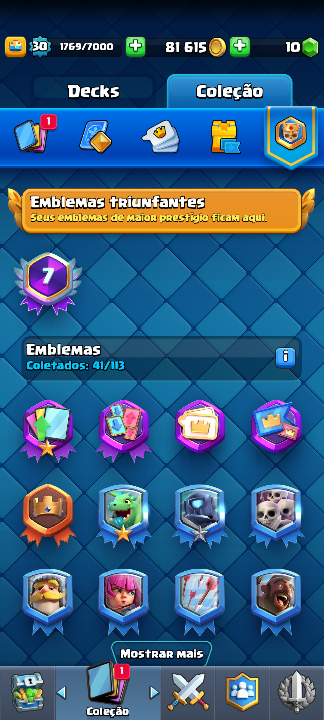 Conta de Clash Royale + EVOS