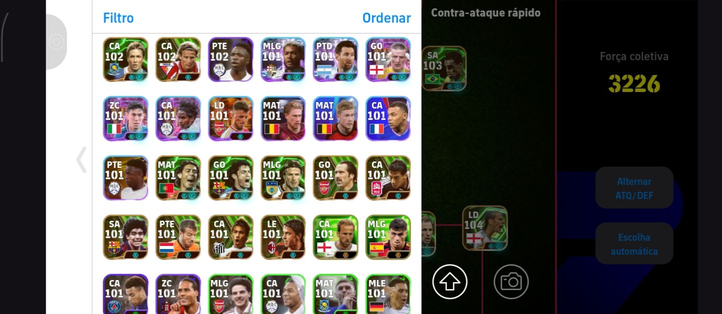 Conta eFootball para quem tá começando agora.