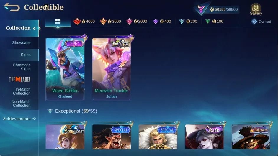 318 SKINS - FULL EMBLEMAS - FULL HEROIS