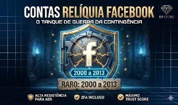 CONTAS FACEBOOK ANTIGAS | 2023 | ALTA RESISTÊNCIA | ENTREGA AUTO