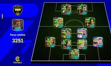 CONTA EFOOTBALL MOBILE CONFIÁVEL | FORÇA 3251 | NEYMAR 107, RONALDINHO, MESSI