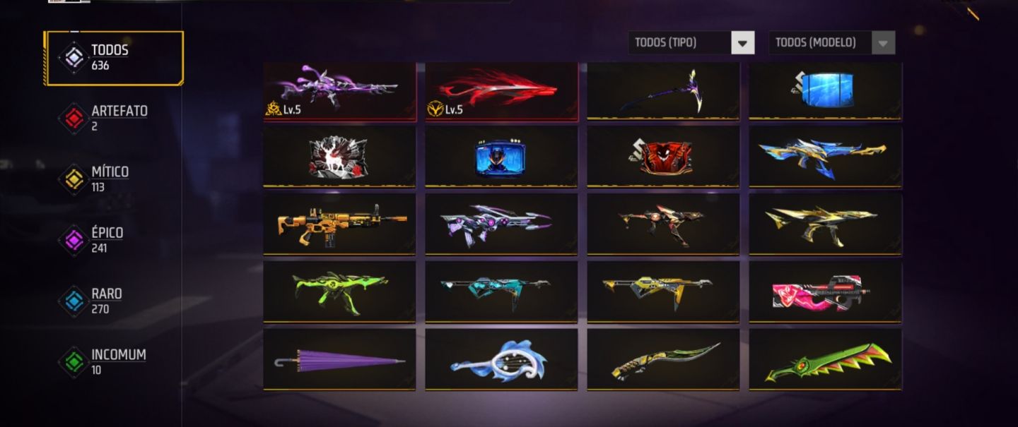 Conta free fire prime 7