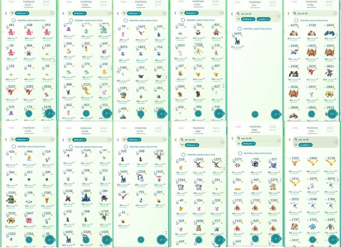 CONTA POKEMON GO LV 61 | 71 LENDARIO | 149 BRILHANTE | CELEBI SHINY | ANO 2016
