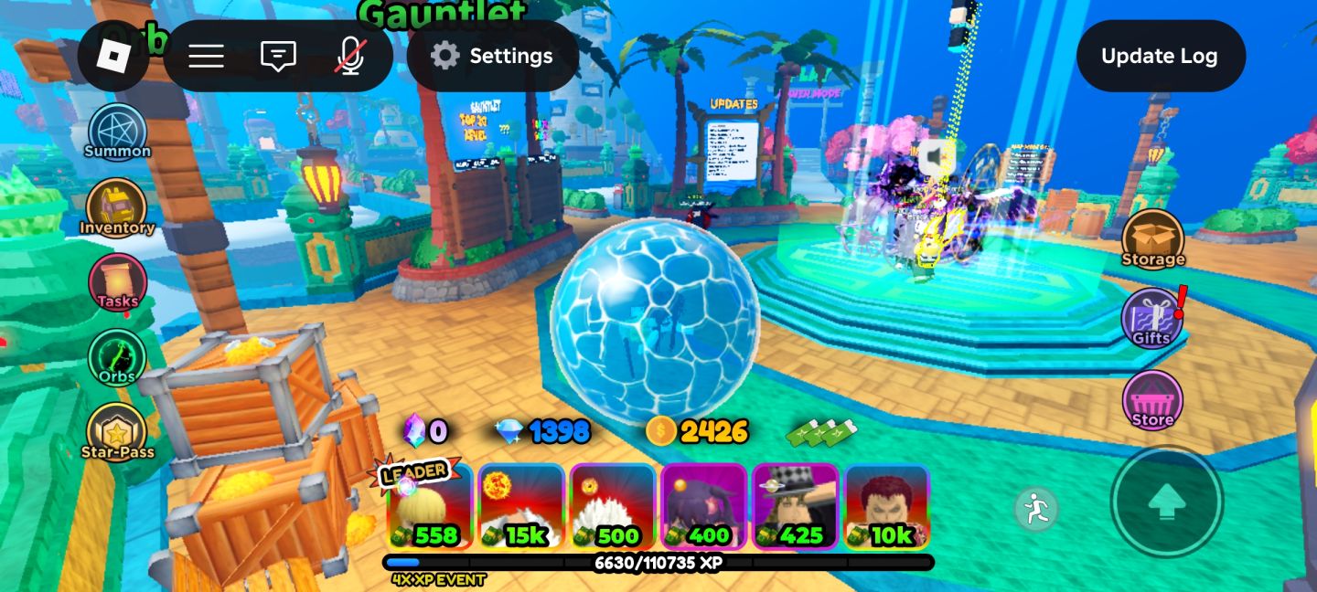 Conta roblox de anime vanguards, anime adventures, all star e outros jogos