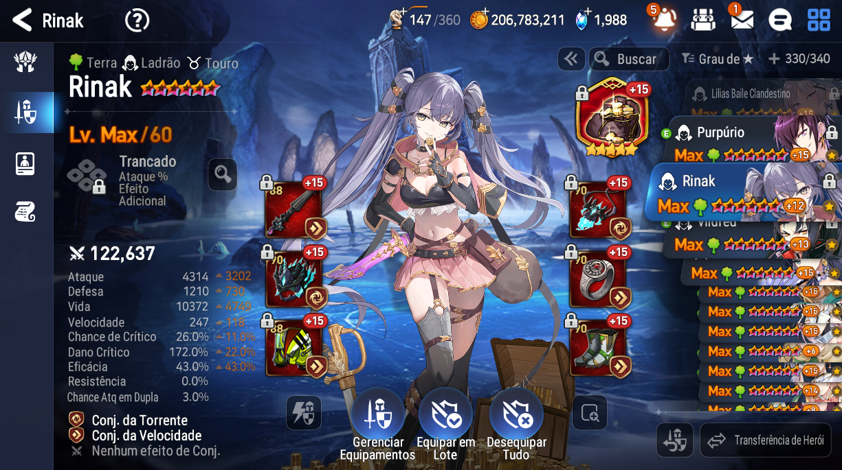 [EPIC SEVEN]CONTA END GAME/36ML5/FRIEREN+RE ZERO+SLIME+FULLMETAL+AESPA COMPLETOS