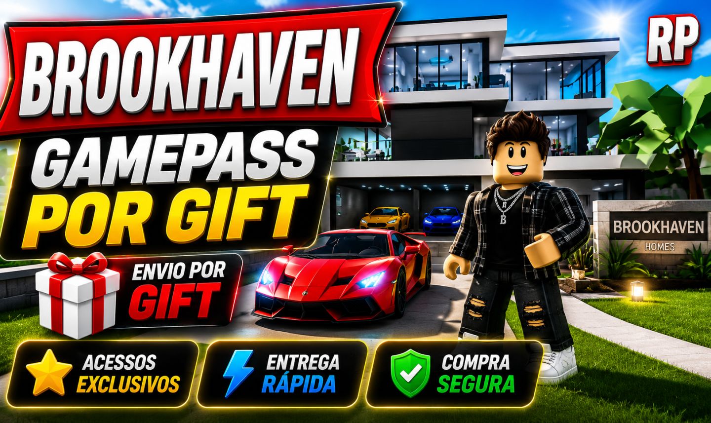 Gamepass BROOKHAVEN ANUNCIO MAIS BARATO!!!