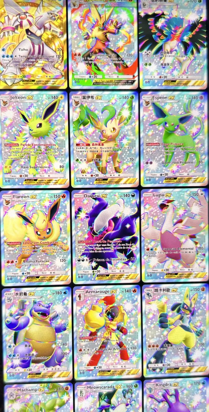 PROMOÇÃO TREINADORES FULL ART, CARTAS EX, COMBOS E VÁRIOS ITENS