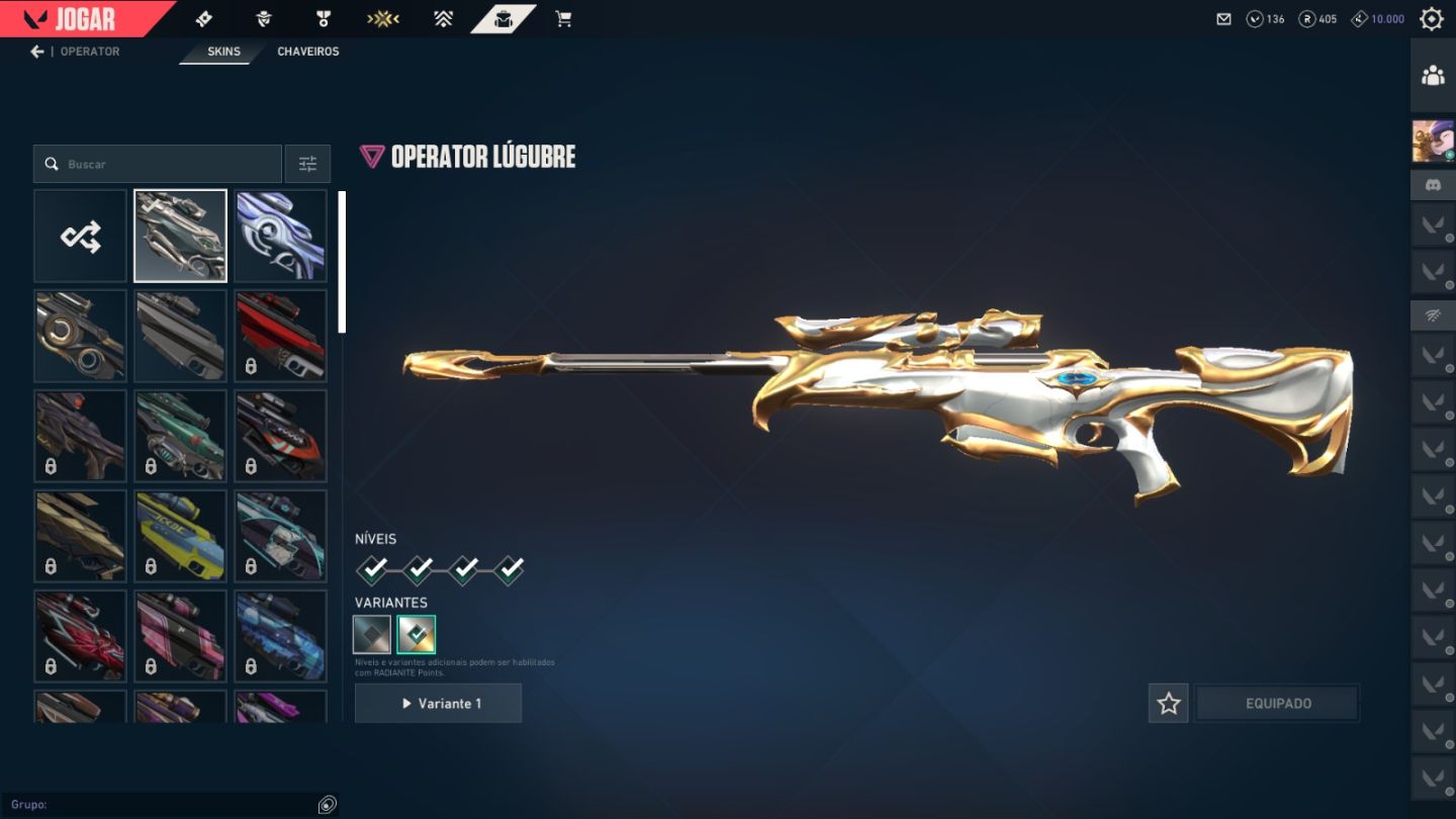 CONTA VALORANT PEAK ASCEDENTE 3 COM MUITAS SKINS TOP TIER