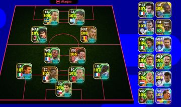 3310+ DE FORÇA, TODOS JOGADORES METAS DO JOGO, GULLIT 107, HAZARD 110, DEMBÉLE+