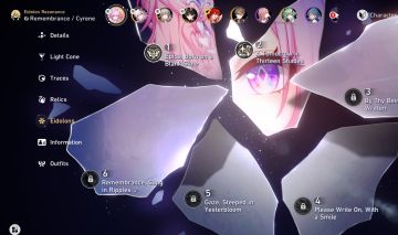 Conta early - mid com eve e2s1 + cyrene e2s1 e himeko nova