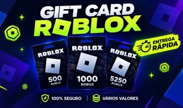 GIFT CARD ROBLOX / ROBUX | MENOR PREÇO | 100% SEGURO