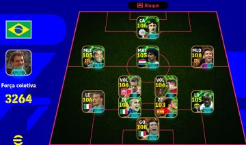 Conta Lendária De eFOOTBALL Mobile 3264 De Força!