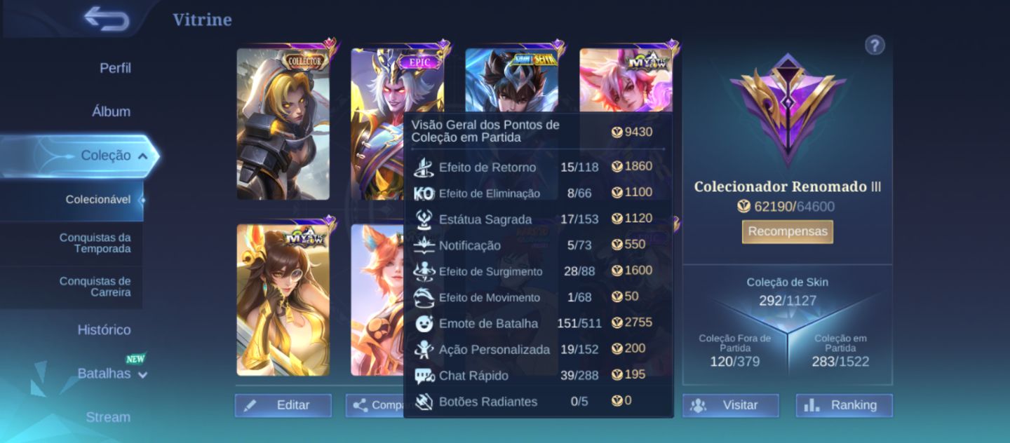 Conta mobile legends main adc