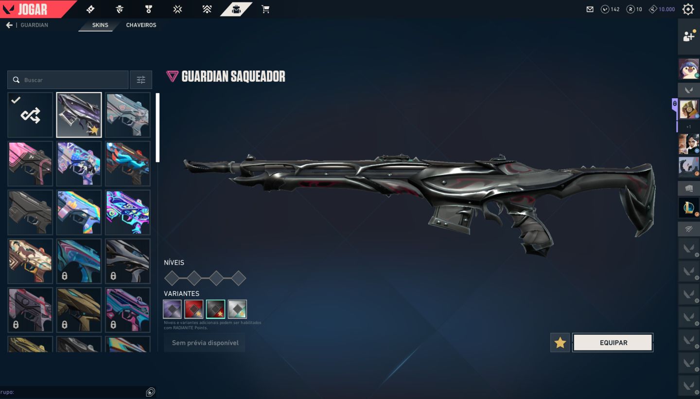 Conta valorant (LOTADA DE SKIN)!!!