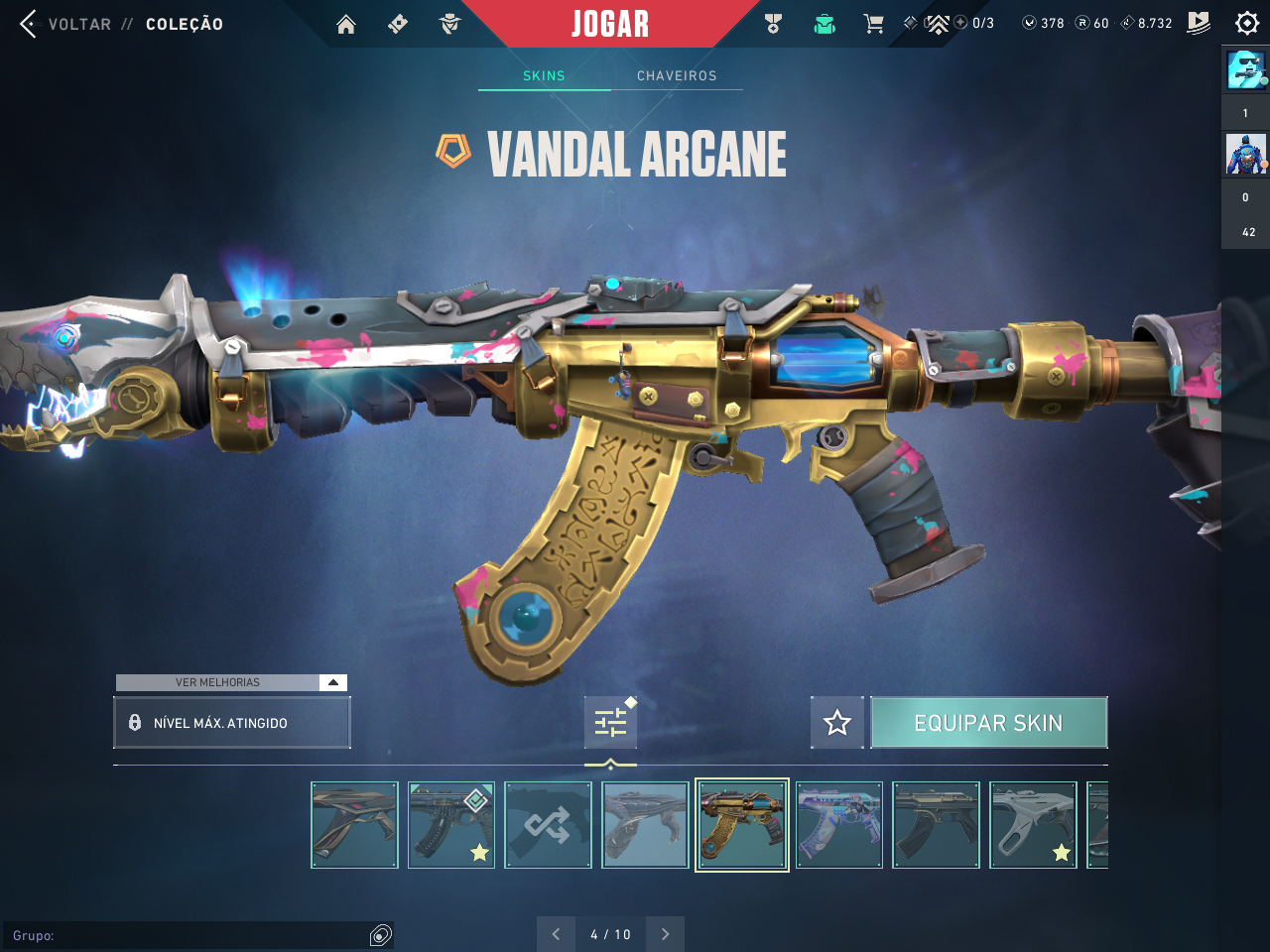 Conta Dima 1 com varias skins