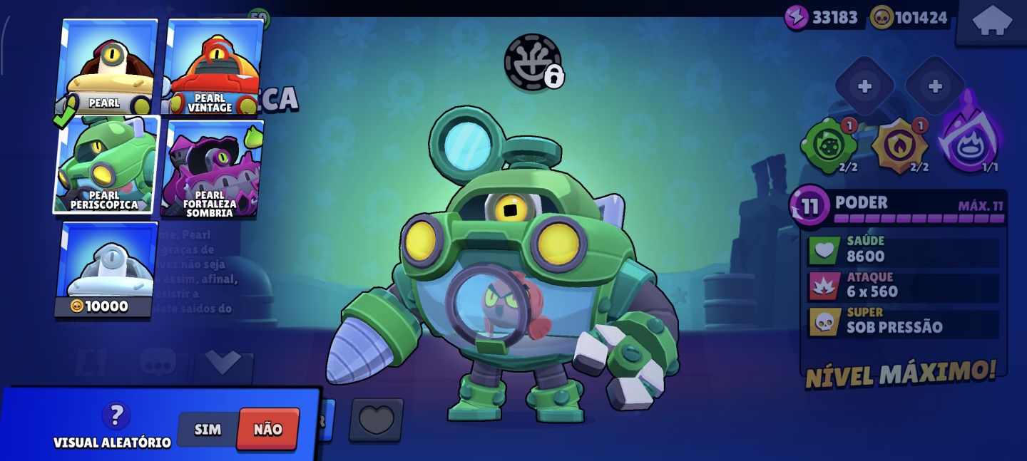 Conta profissional de brawl stars 66K de Troféus