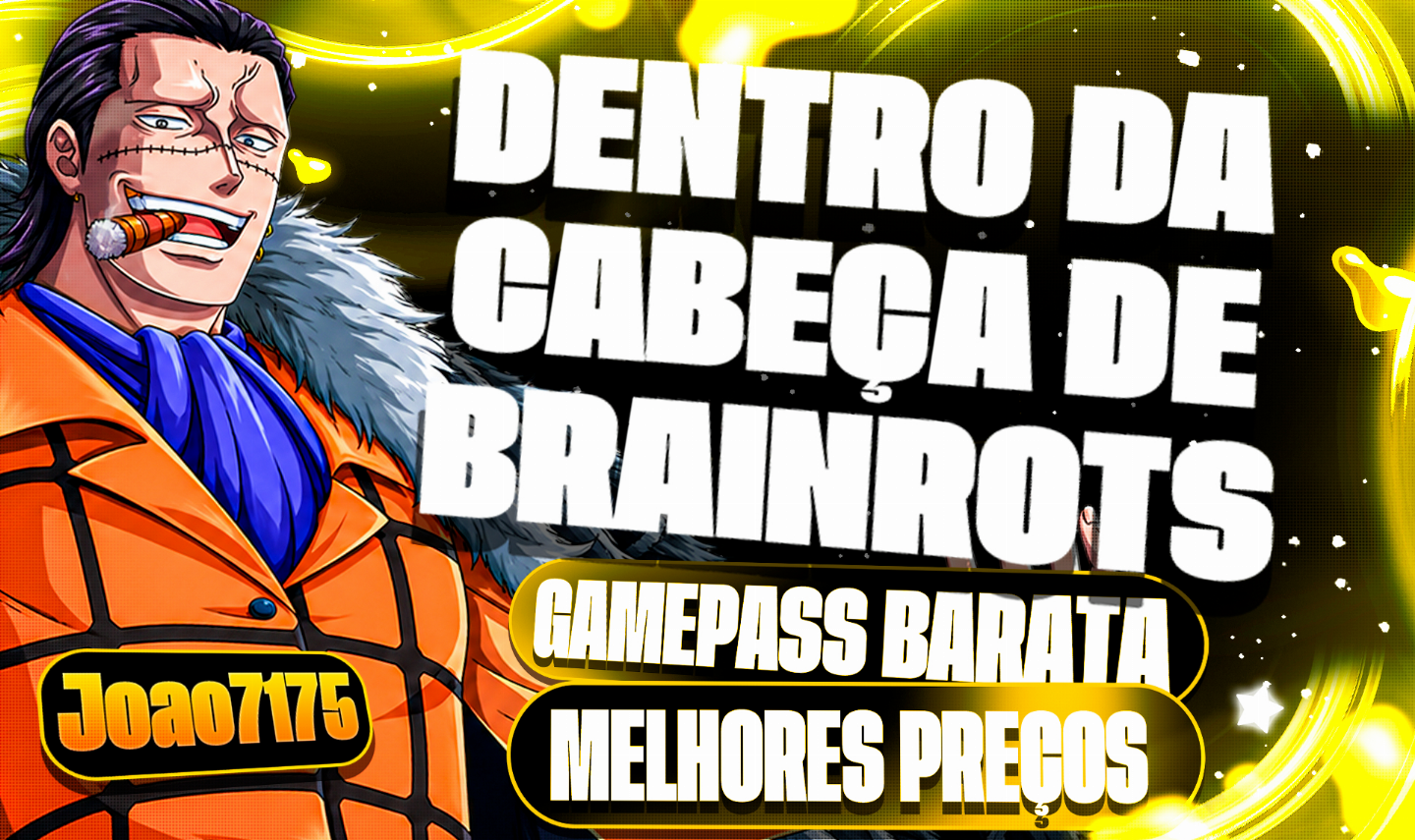 DENTRO DA CABEÇA DE BRAINROT ROBLOX - INSIDE BRAINROTS HEAD (GAMEPASS PASSES)