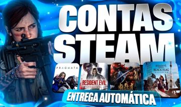 CONTAS STEAM JOGOS PAGOS [Steam Offline]