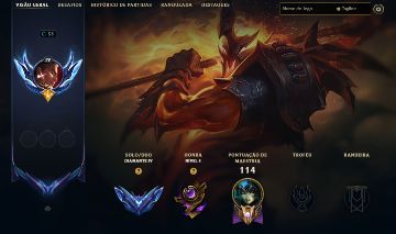 CONTA DIAMANTE 4 / 5 SKINS / ESPÓLIO RECHEADO / TROCA DE NICK / 19K EA / HANDLVL