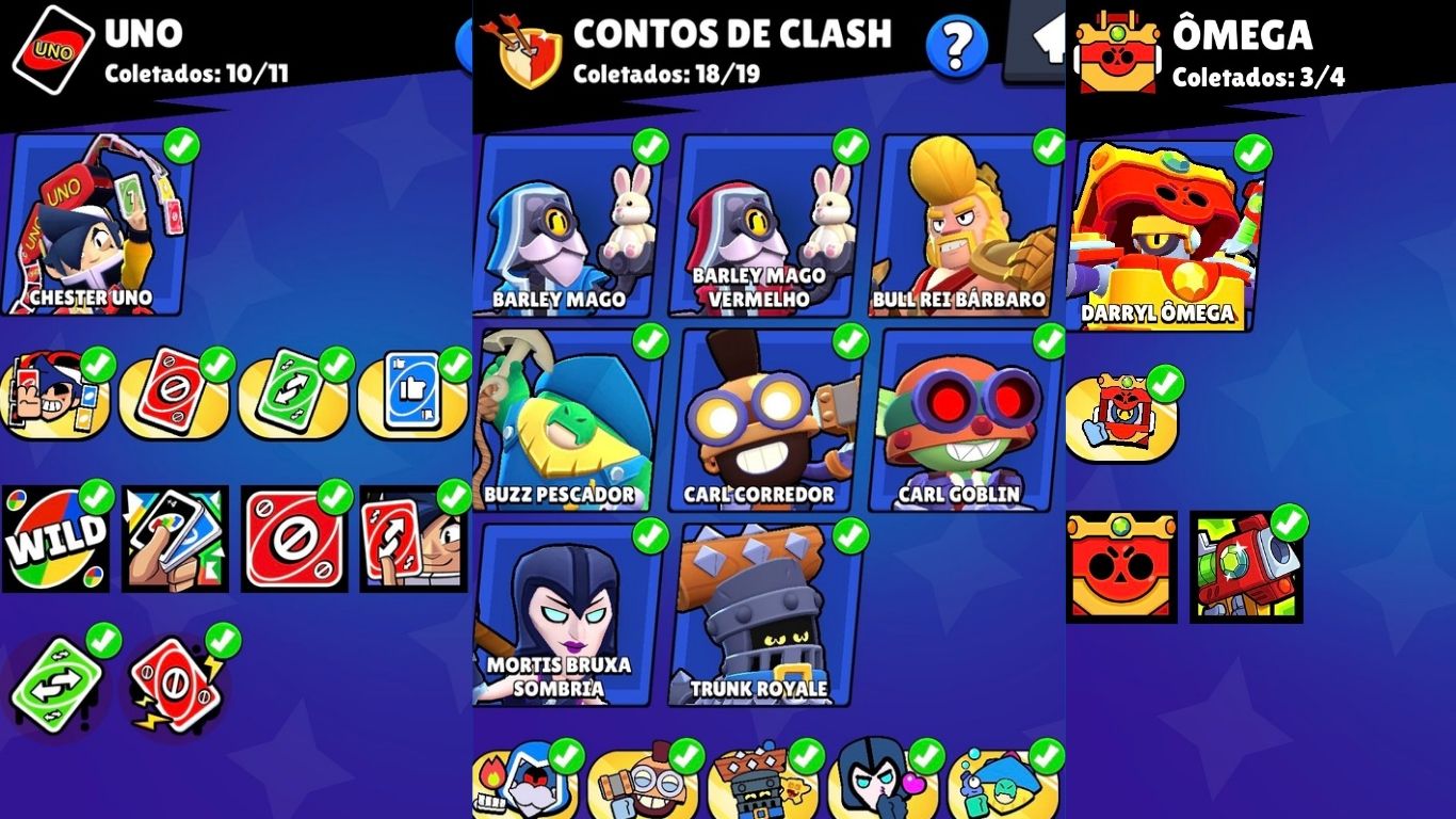 !! Conta muito boa de Brawl Stars e Clash Royale !!