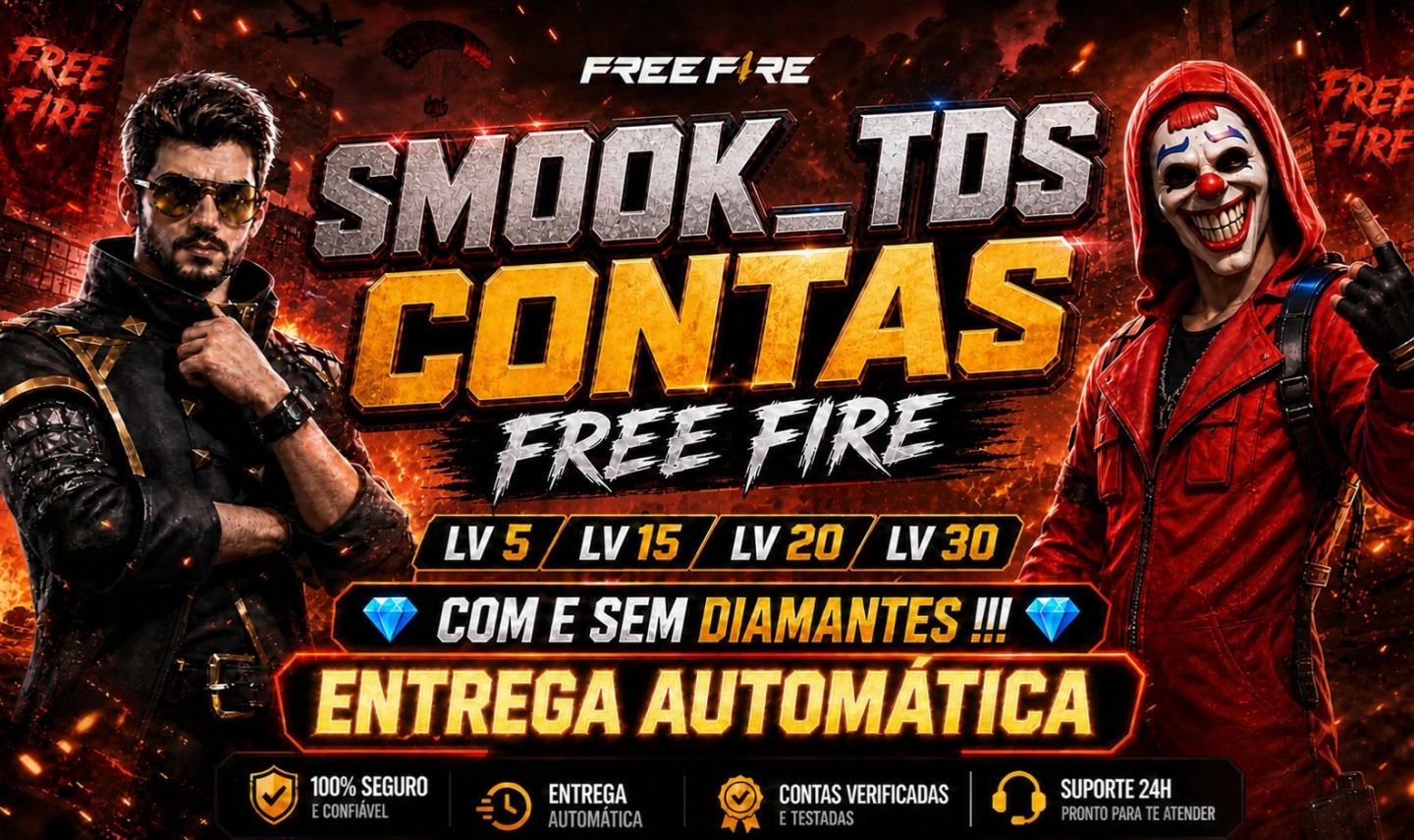 CONTAS FREE FIRE ENTREGA AUTOMATICA LV 5 / LV 15 / LV 20 / LV 30 MELHOR PREÇO