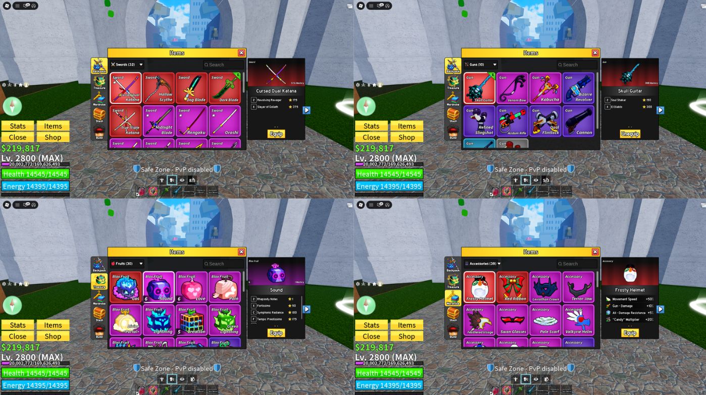 Conta de Blox Fruits com Dragon Kitsune Mammot Permanente Todas as gamepass e v4