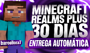 MINECRAFT REALMS 30 DIAS | ENTREGA RÁPIDA | MELHOR PREÇO DA PLATAFORMA!!!