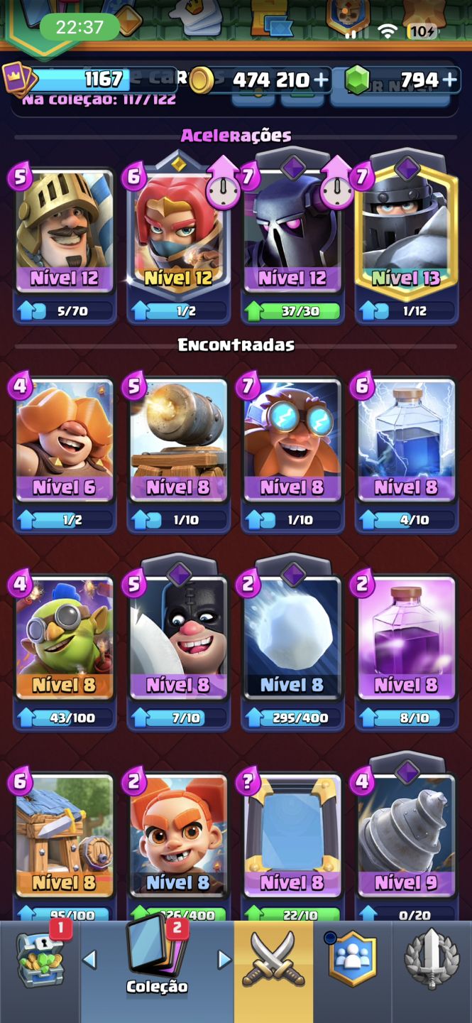 CONTA DE CLASH ROYALE Super Jogada(11 Anos de jogo)