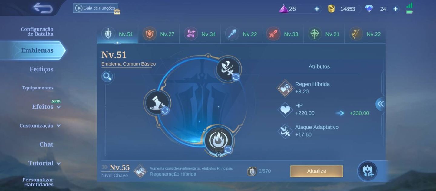 CONTA MLBB BOA PARA INICIANTES! MAIN ROTA