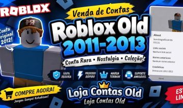 CONTAS ANTIGAS ROBLOX 2000-2018 (FÁCIL ACESSO!!!)