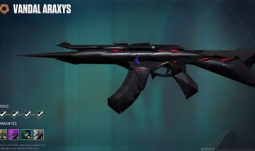 CONTA VALORANT SKIN ARAXYS, SAQUEADORA E SUBLIME EXTREMAMENTE RARA