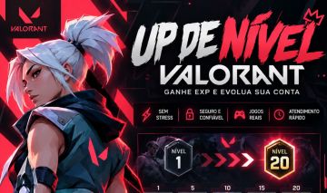 Elojob de nível VALORANT (APENAS NÍVEL EXP E NÃO ELO)