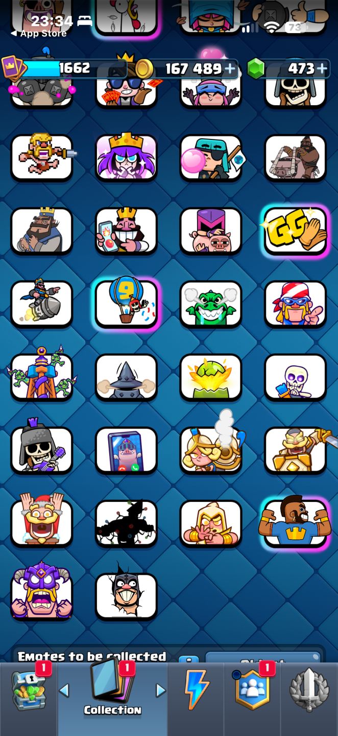CONTA CLASH ROYALE NÍVEL 15 11500 TROFÉUS