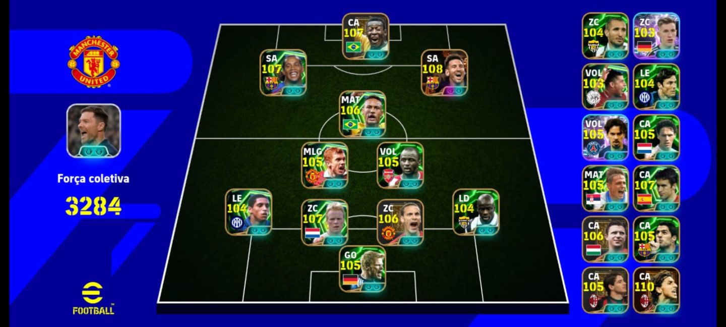 CONTA COM MESSI EFOOTBALL MOBILE