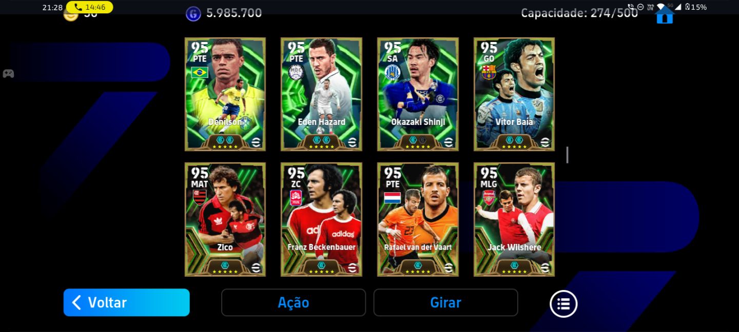 Conta de efootball 200